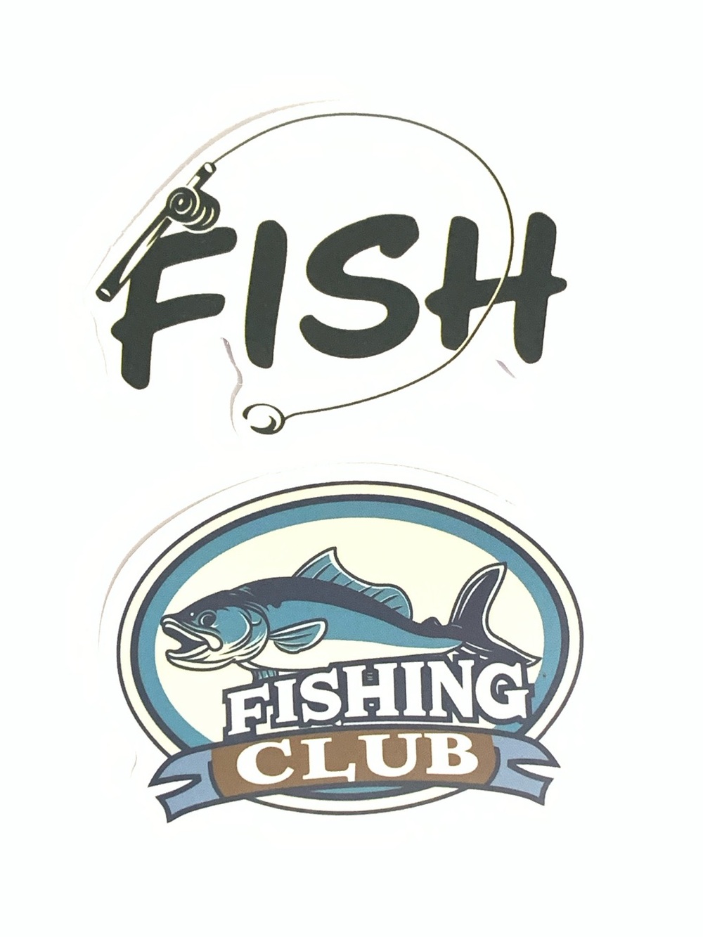 Fishing Sticker Set - 2 Piece